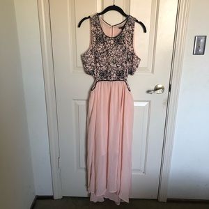 Teen Vogue cutout maxi dress